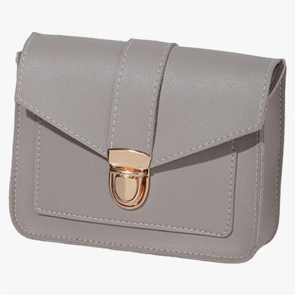 HUIJUFU Handbags - 🤍 Gray Mini Crossbody Shoulder Bag NEW